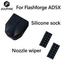 Silicone Sock For Flashforge AD5X Parts Hot End Cover Nozzle Wiper Tool Brush