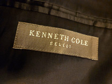 Kenneth Cole Brown Wool 2PC Suit 2-Button 40S 40" W34 1071