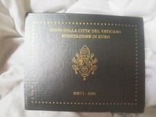 Vatikan Kursmünzensatz 2006 KMS stempelglanz im Originalfolder