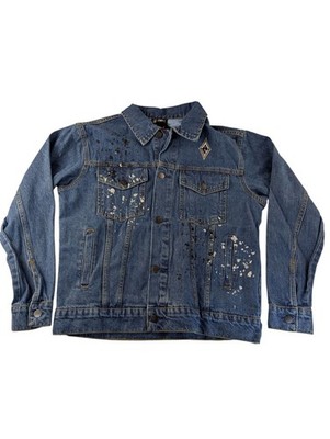 FISLL A'ja Wilson Las Vegas Aces WNBA Graffiti Women's Denim Jacket Sewn Patches