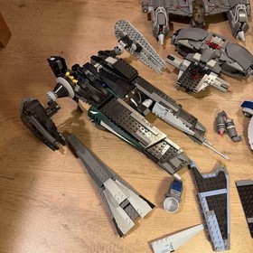 LEGO Star Wars Lot Rogue Shadow 7672 Droid Gunship 75042 V-Wing Sith Infiltrator