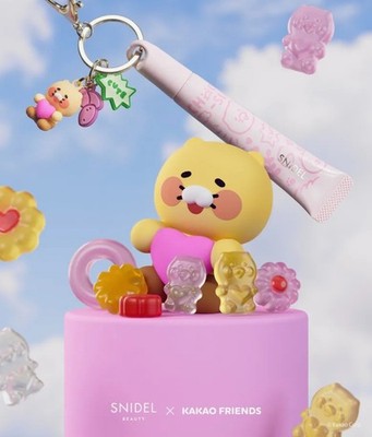 SNIDEL Beauty x Kakao Friends Lip Glaze Romantic Dew+Chunsik Keyring Korea