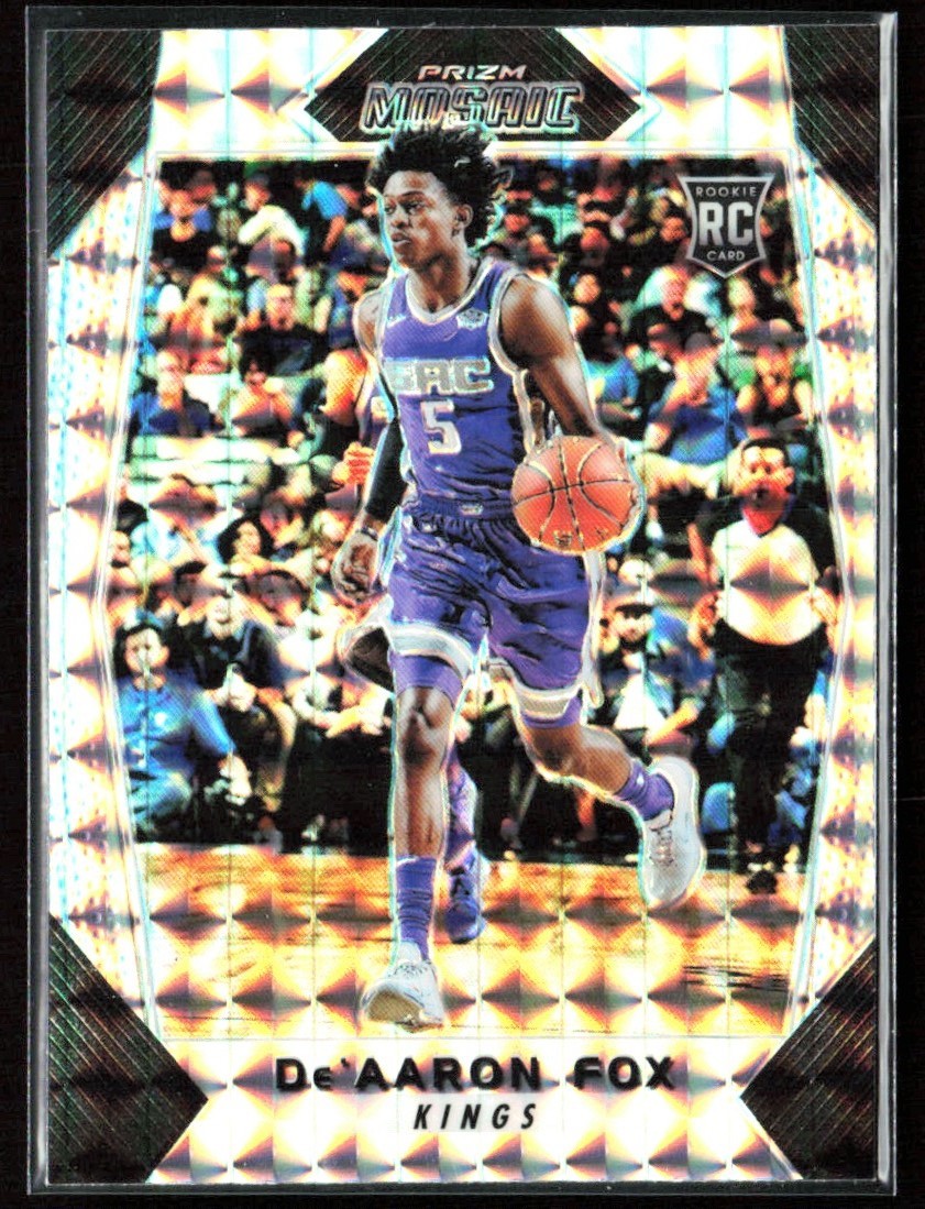 De'Aaron Fox 2017-18 Panini Prizm Mosaic RC #40 Sacramento Kings