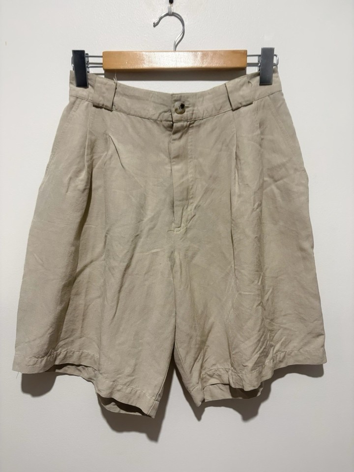 Vintage DIESEL Pleated Shorts Wool Blend 12 Tailored Made In Australia 90’s Rare