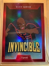 Invincible Black Samson 10/50 Numer seryjny Limitowana 1. edycja Pamiątka Karta # 47