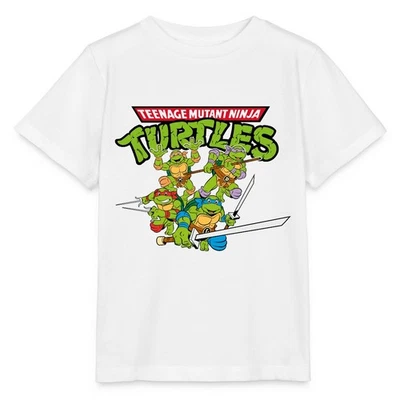 SPREADSHIRT Teenage Mutant Ninja Turtles Logo Stanley/Stella Kinder T-Shirt