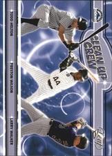 2004 Leaf Clean Up Crew #9 Todd Helton Preston Wilson Larry Walker - NM-MT