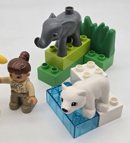 Lego DUPLO Baby Zoo #4962 Retired-Polar bear/Giraffe- 18pcs COMPLETE Set- NO BOX