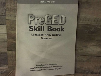 Pre-GED Skill Books: Student Edition Language Arts, Writing: Grammar  by STECK-V