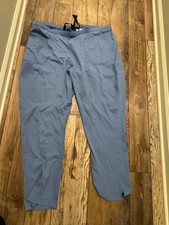 Unisex Carhartt C52106 Blue 3 XL Scrub Pants lots of pockets drawstring