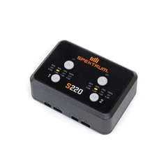 Spektrum RC S220 AC Dual Lipo Balance Charger (2x20w) (SPMXC0220)