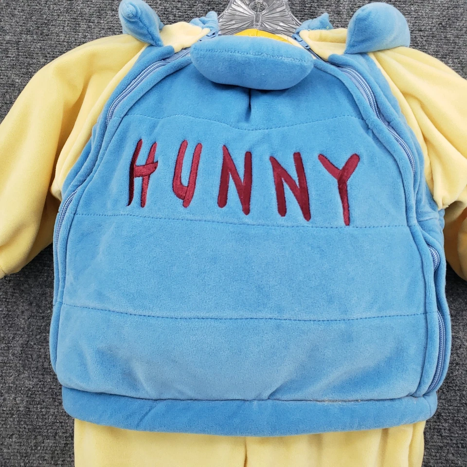 Disney Store Hunny Pot Disfraz Bebé 18-24 Meses Azul Winnie the Pooh Peluche Suave Foto 3 de 4