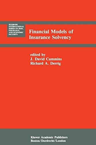 Springer Financial Models Of Insurance Solvency - Image 2