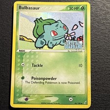 Bulbasaur 45/100 Pokemon TCG Crystal Guardians Reverse Holo Foil Stamp Card MP- on eBay