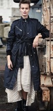 BELSTAFF 2017 BARNETTE BLACK WAXED BELTED LON...