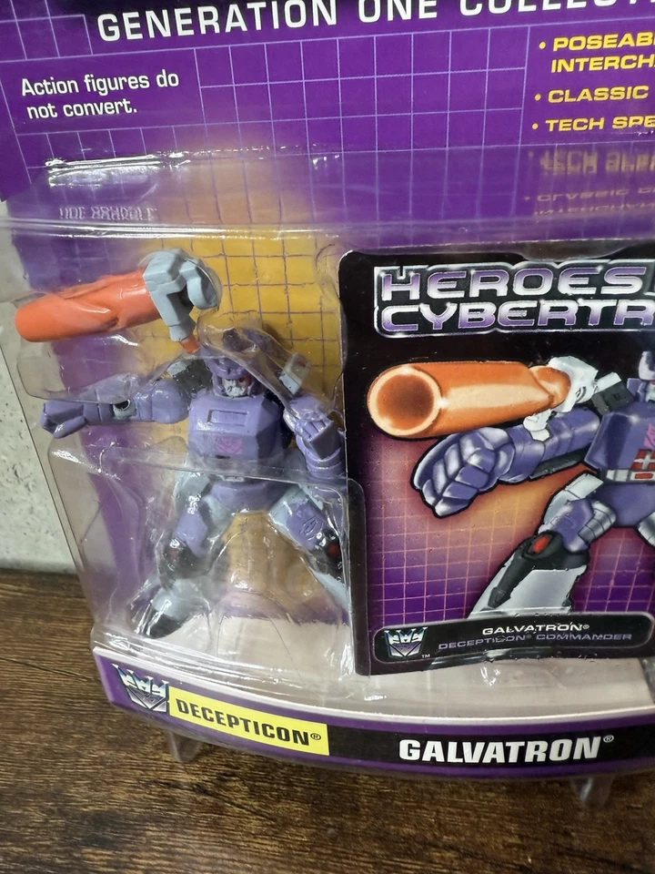 Transformers Heroes of Cybertron Galvatron Figura Generación Uno Colección Nuevo Foto 3 de 4