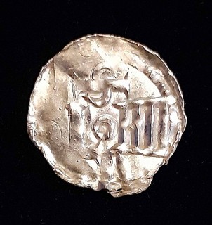 022) Pfennig 1002 1024 Heinrich II. Heiliges römisches Reich Münzstätte Köln