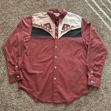 Vintage 1849 Authentic Ranchwear Western Style Button Up Shirt XL