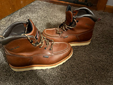 Red Wing Shoes 405 Traction Tred Moc Toe Work Boots EH SR Mens 11.5 D