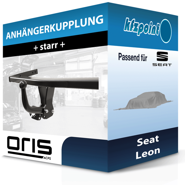 FüR Seat Leon 06.2015-08.2020 Oris AnhäNgerkupplung Starr Neu-image