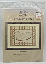 VTG Sealed Something Special MALLARD DUCK Candlewicking Embroidery Kit FREE SHIP