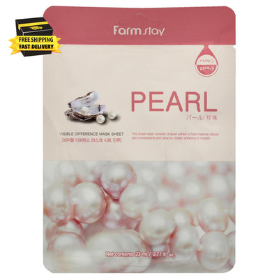 Visible Difference Sheet Mask - Korean Skin Care Mask - with Pearl Extract to Cl