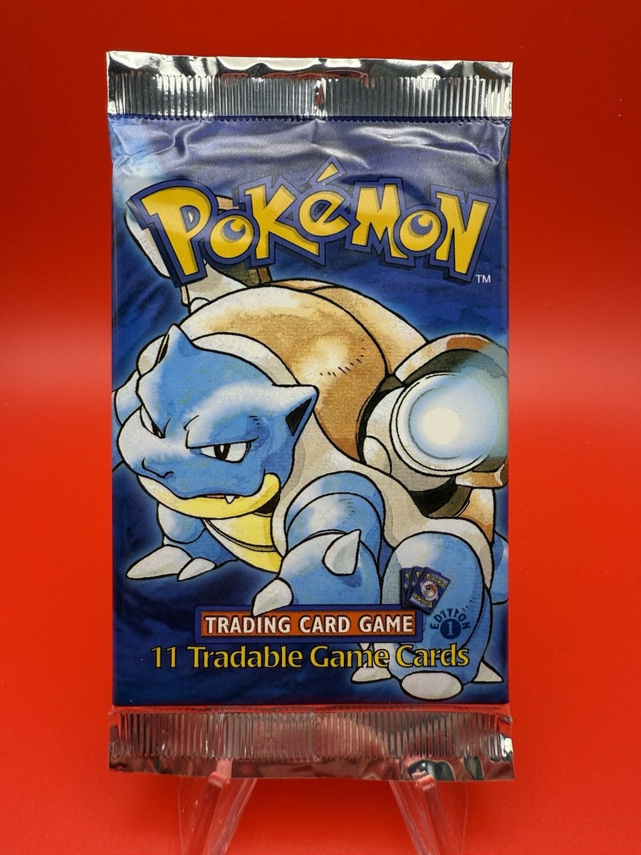 新品 ポケカ Base Set Booster Pack 1st Edition Wizards of the Coast Pokemon 1st Edition Basic Booster Pack