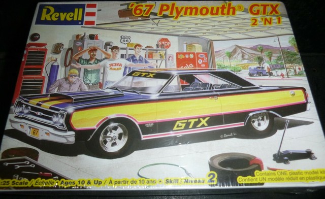 revell muscle car models