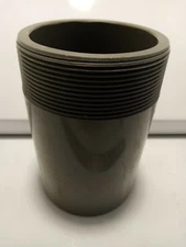 ABS 3 inch barrel nipple plain spigot/male bsp thread