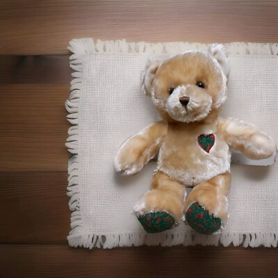 Build A Bear, Retired, 2009 Cherry Design, Herz, goldene Farbe schöner Bär