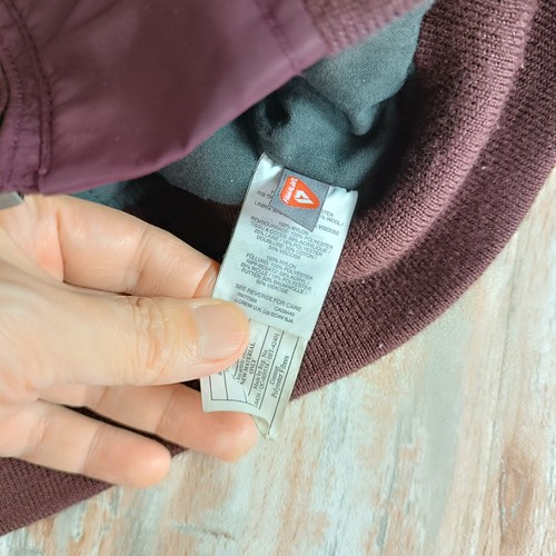 J. CREW Wallace & Barnes Mens Bomber Jacket Size M Burgundy Full Zip - Picture 11 of 13