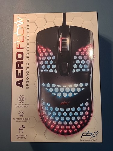 AERO FLOW ERGONOMIC LED GAMING MOUSE - 第 1/7 張圖片