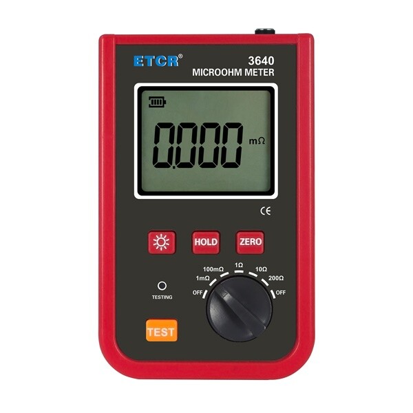ETCR3640 Portable Milliohmmeter DC Low Value Resistance Tester ✦KD