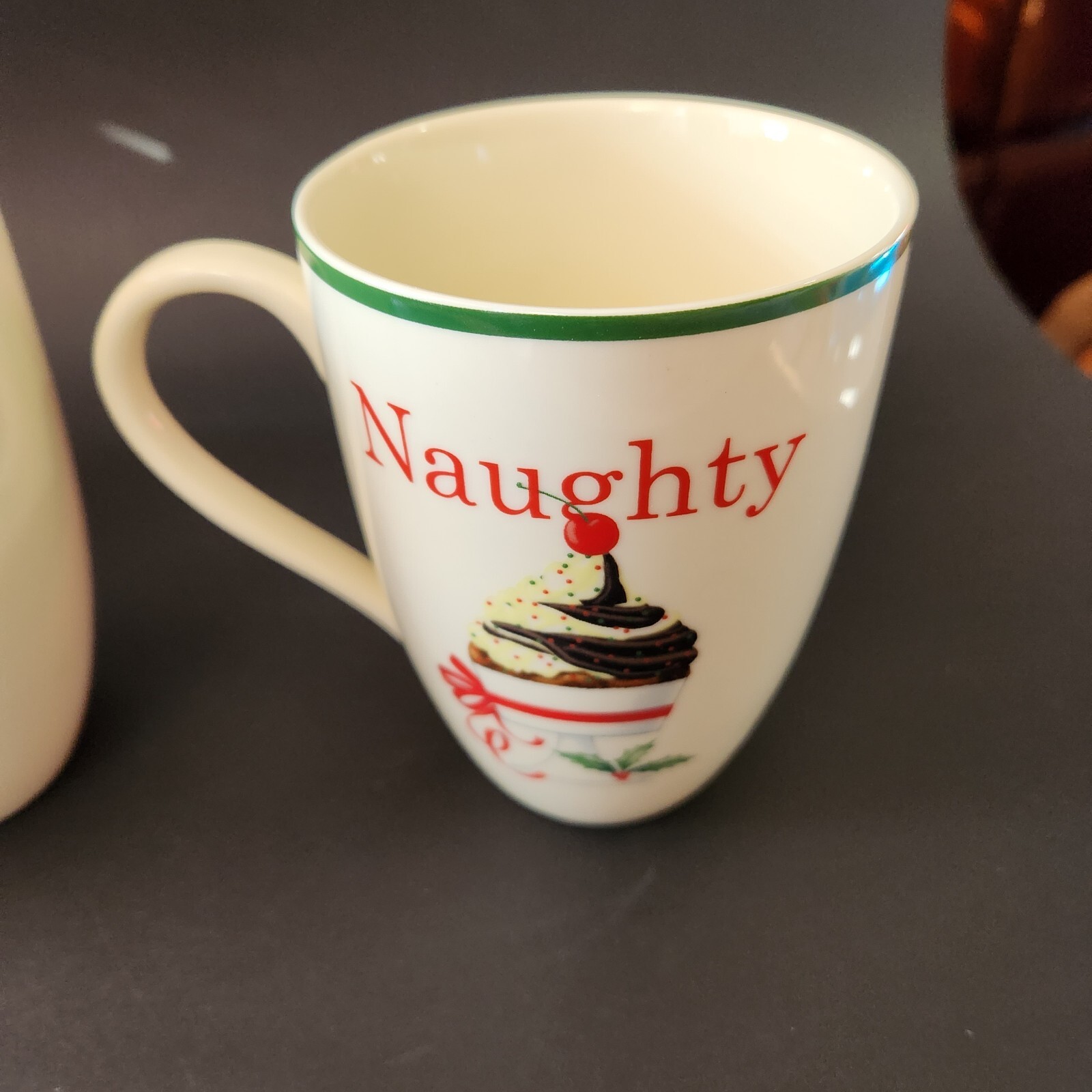 Lenox Holiday Mug Set Nice ,Naughty Box 2 Coffee Cups Christmas eBay