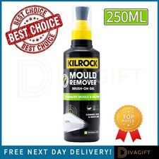 KILROCK BRUSH ON MILDEW & MOULD REMOVER CLEANER GEL 250ML PRO STRENGTH NEW