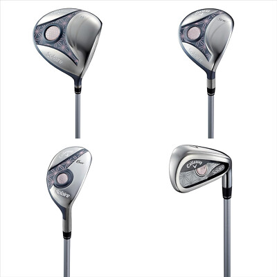 Callaway SOLAIRE 2018 Ladies 8 Club Set Carbon Shaft Flex: L Pink
