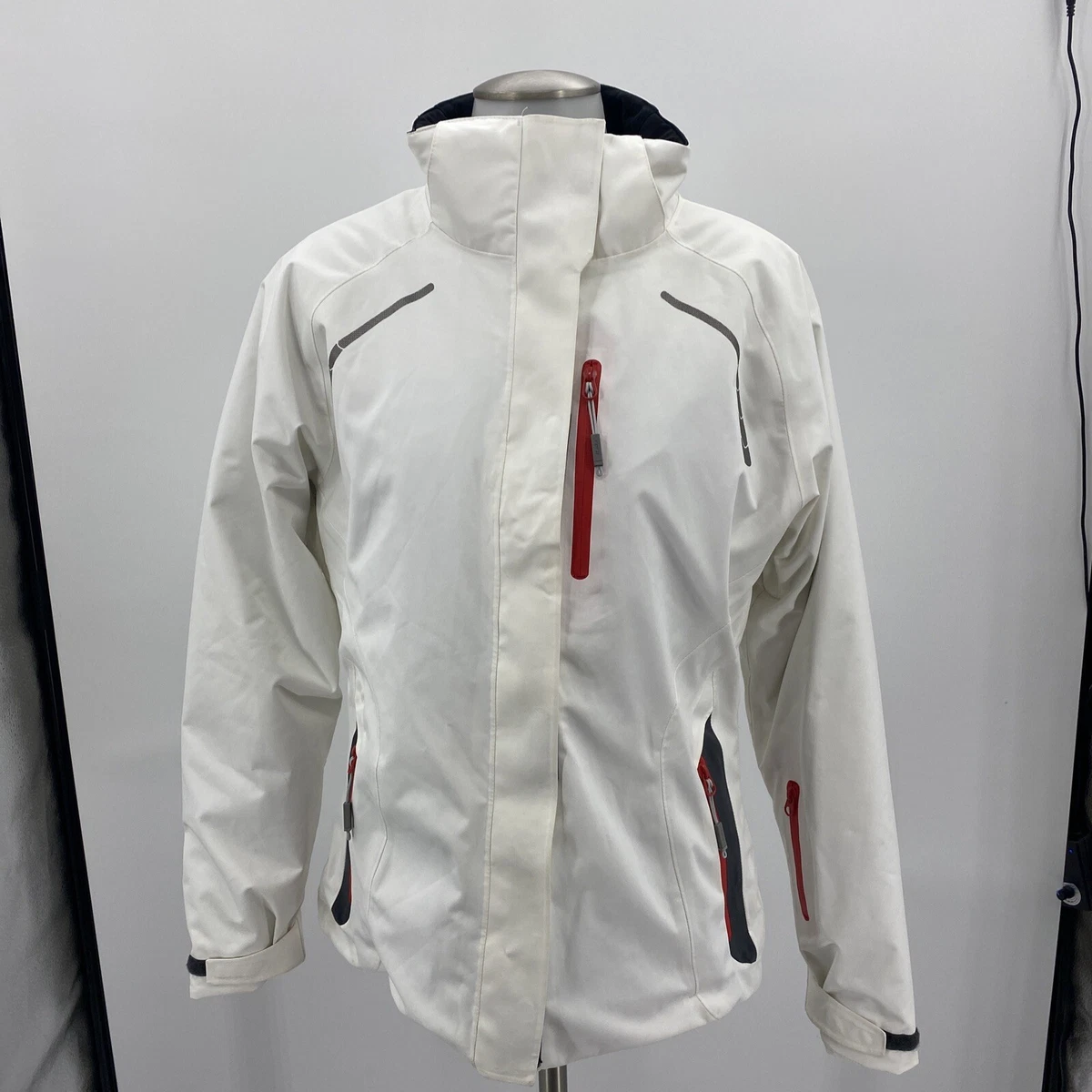 White skiing cheap jacket