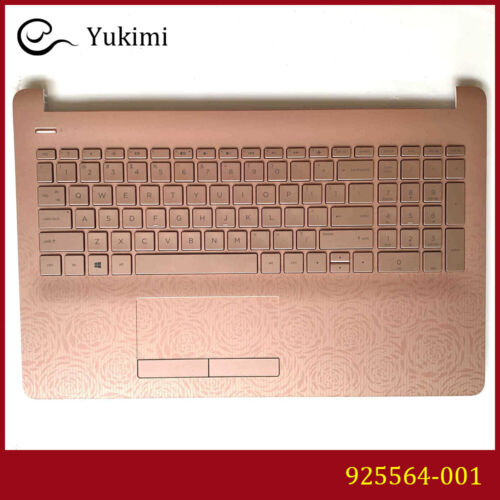 925564-001 FOR HP 15-BS 15-BW 15-BU 15-BR Pink C Shell Palmrest Keyboard Touch - Picture 1 of 5