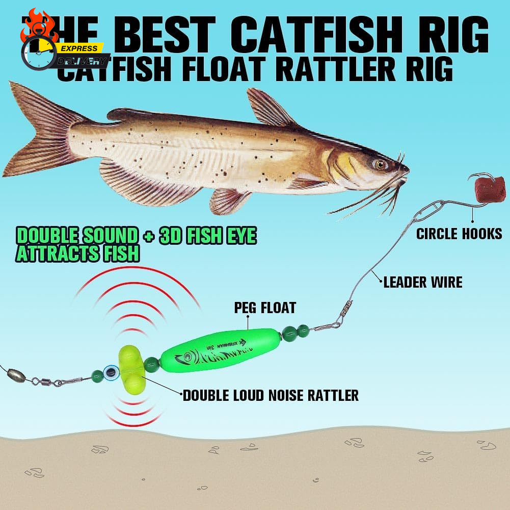 Catfish-Rig-For-Bank-Fishing-Catfishing-Tackle-Floats-With-Rattler