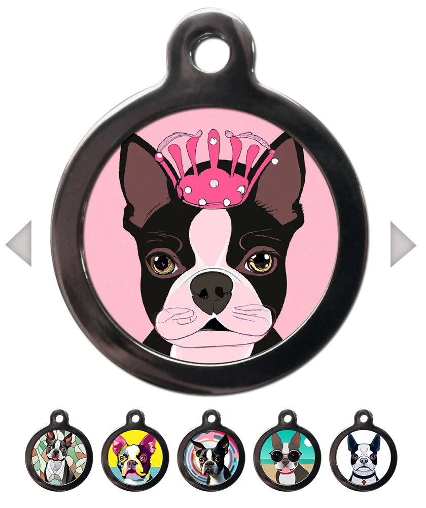 Boston terrier dog clearance collar