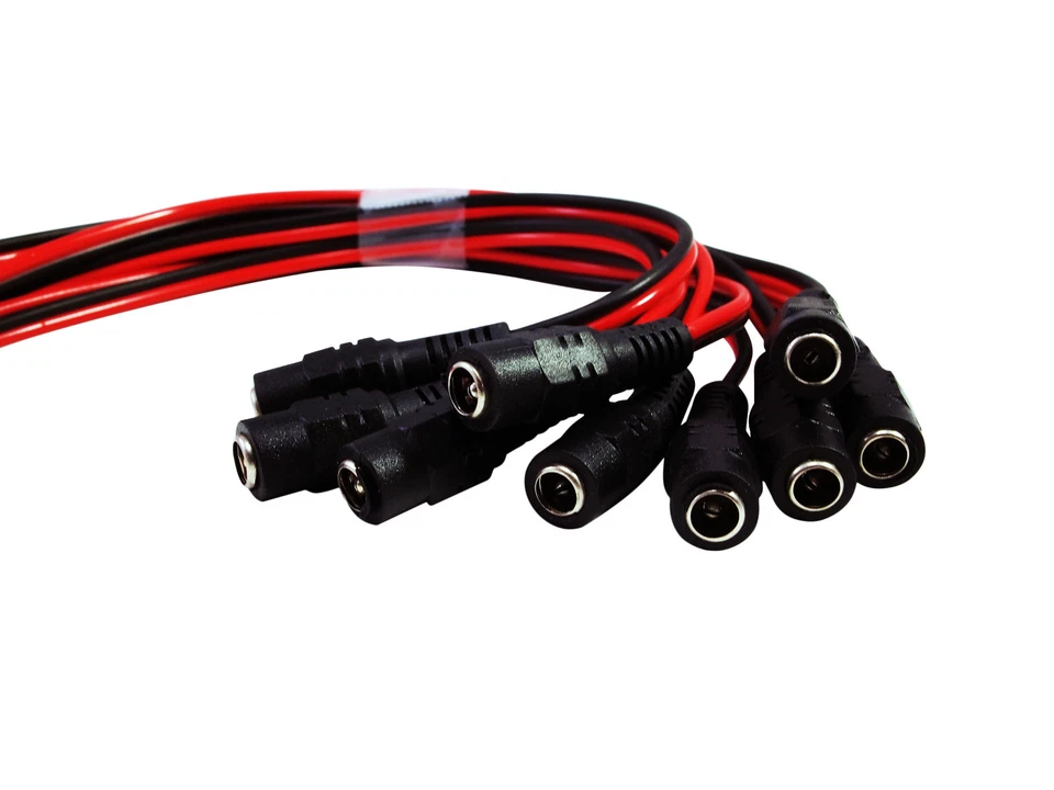 20pcs Male + 20pcs Female Power DC Jack Cable Connector with Lead End Pigtail  - Image 3 of 4