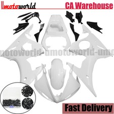For Yamaha YZF R6 2003-2004 / R6S 2006-2009 Unpainted Fairing Kit ABS Plastic