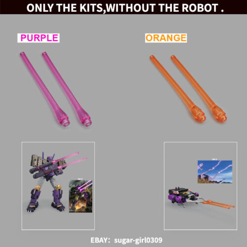 GO BETTER Upgrade Kit Laser Effect For Legacy Shrapnel Tarn Voyager Deluxe Toys - Afbeelding 1 van 12