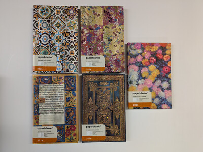 Paperblanks Kalender 2026 12 Monate Maxi Verso verschiedene Designs