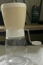 Vintage 60's Federal Housewares Cream Nut Grinder Chopper Made in USA