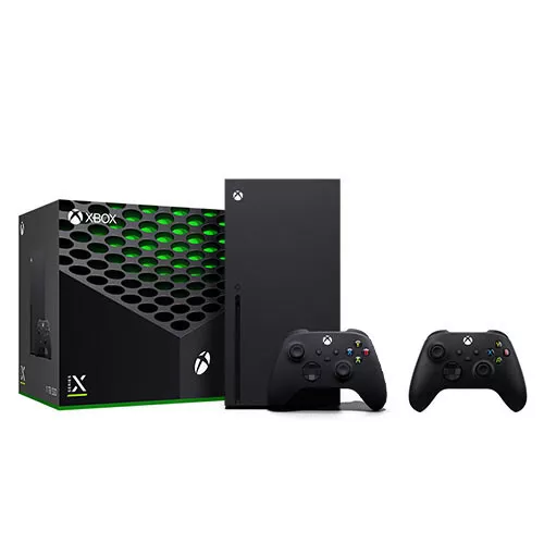 Microsoft Xbox One X 1TB Gaming Console Black with 2 Controller