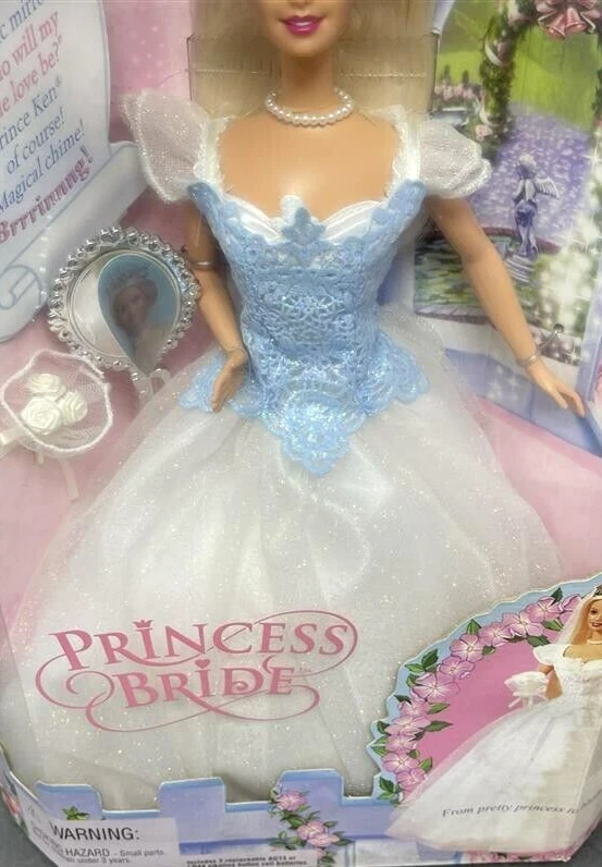 Boneca "Princesa Noiva" Vintage 2000 Mattel - Imagem 2 de 4