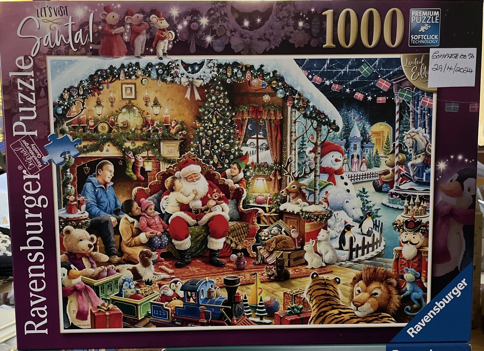 Ravensburger Let's Visit Santa 1000 Pieces Jigsaw Puzzle