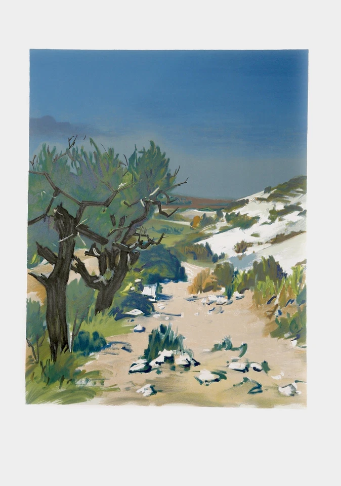 Robert Humblot, Rives, Lithographie (Impressionnisme) originale - Photo 1/1