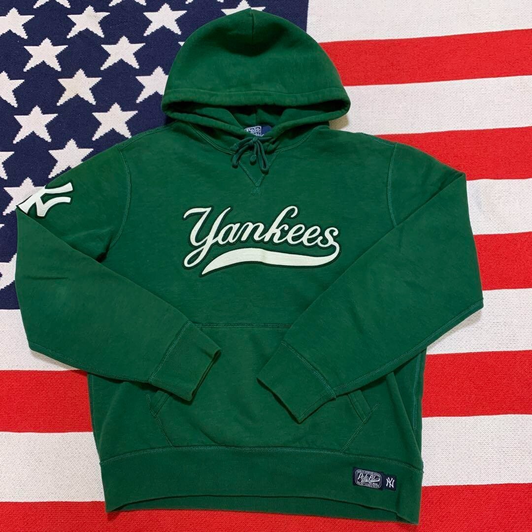【RALPH LAUREN × MLB】Yankees Hoodie ◆ヤンキース、人気 Polo Ralph Lauren Yankees Fleece Hoodie